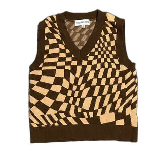 Women’s cropped sweater vest